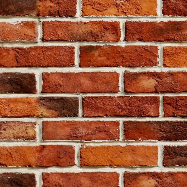 LXCREAT Red Brick Wallpaper Peel and Stick 17.71"× 118" Removable Self-Adhesive Faux Brick Textured Contact Paper for Christmas Party Home Furniture Decoration